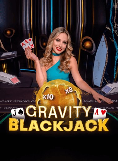 Gravity Blackjack slot visual from ICONIC21 available on vulkan-casinopl.com